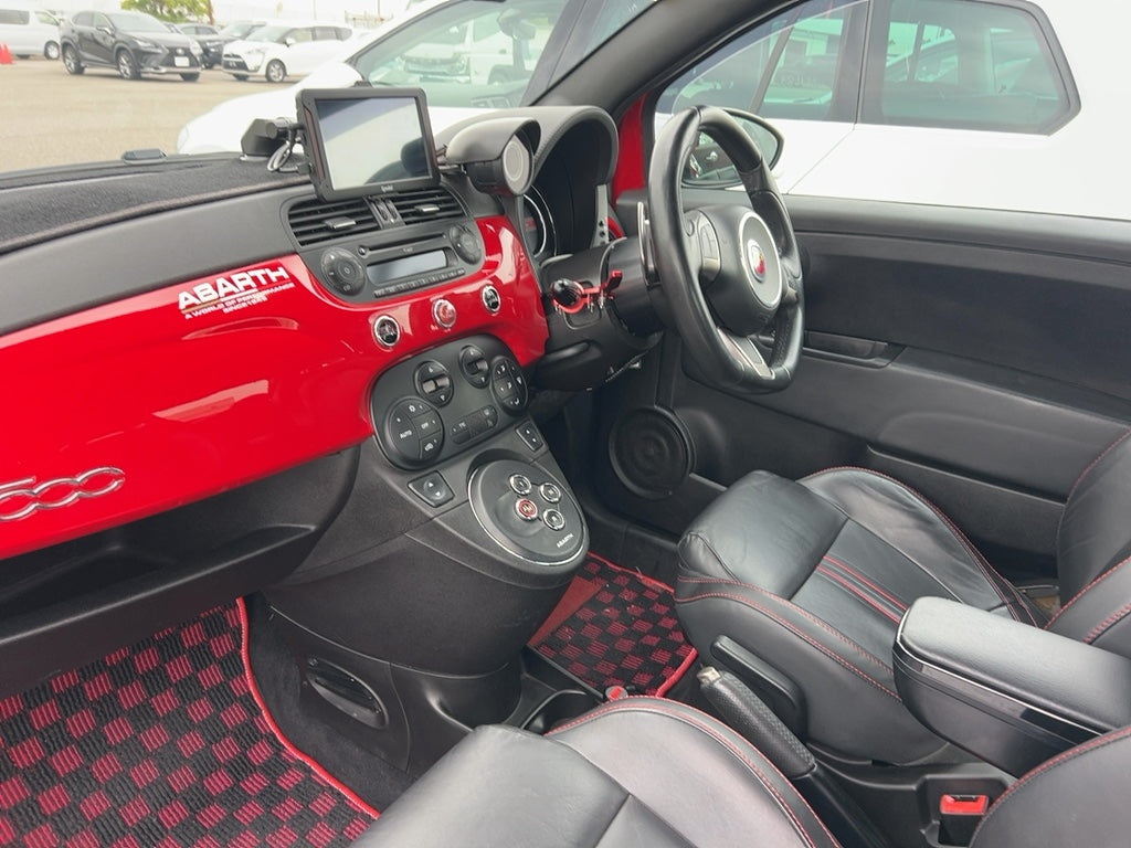 2016 Fiat Abarth 595 Turismo | 1.4L Turbo Petrol | Automatic| 67,000km | Black / Red