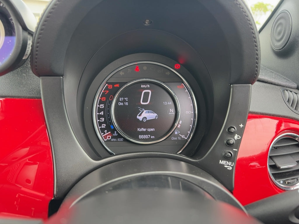 2016 Fiat Abarth 595 Turismo | 1.4L Turbo Petrol | Automatic| 67,000km | Black / Red