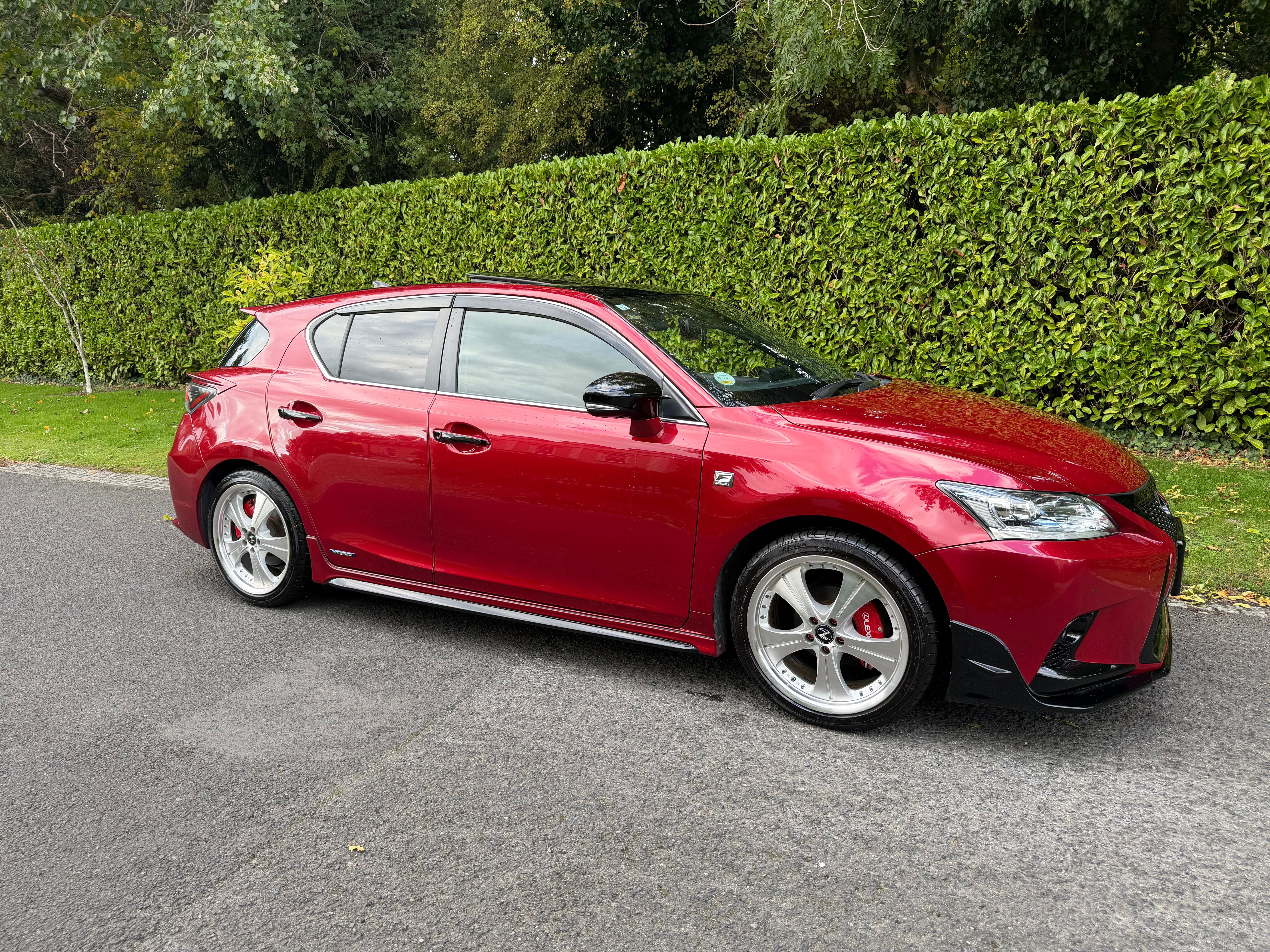 2015 Lexus CT200h F Sport 1.8 Hybrid – Pearl Red – €13,950