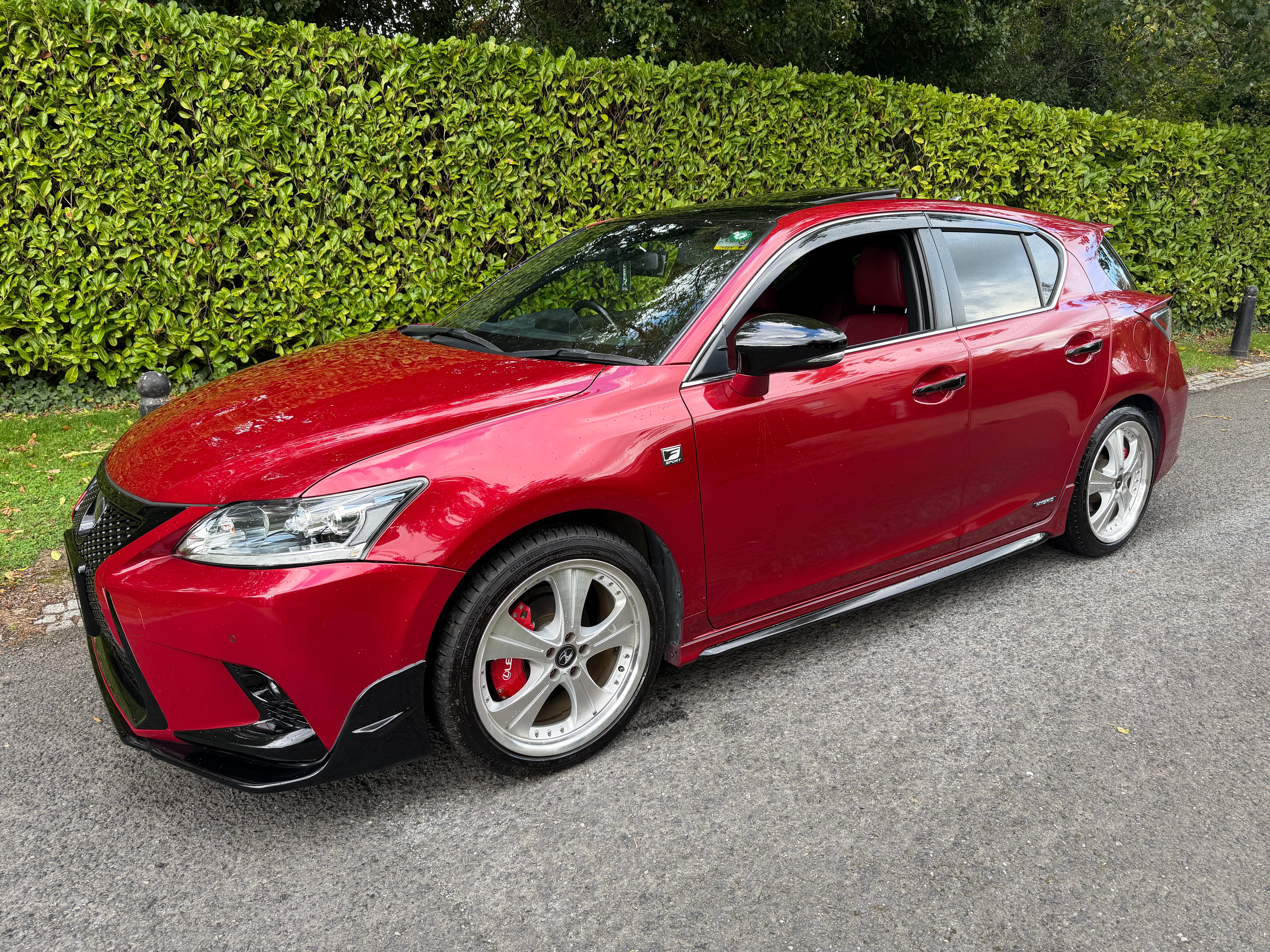 2015 Lexus CT200h F Sport 1.8 Hybrid – Pearl Red – €13,950