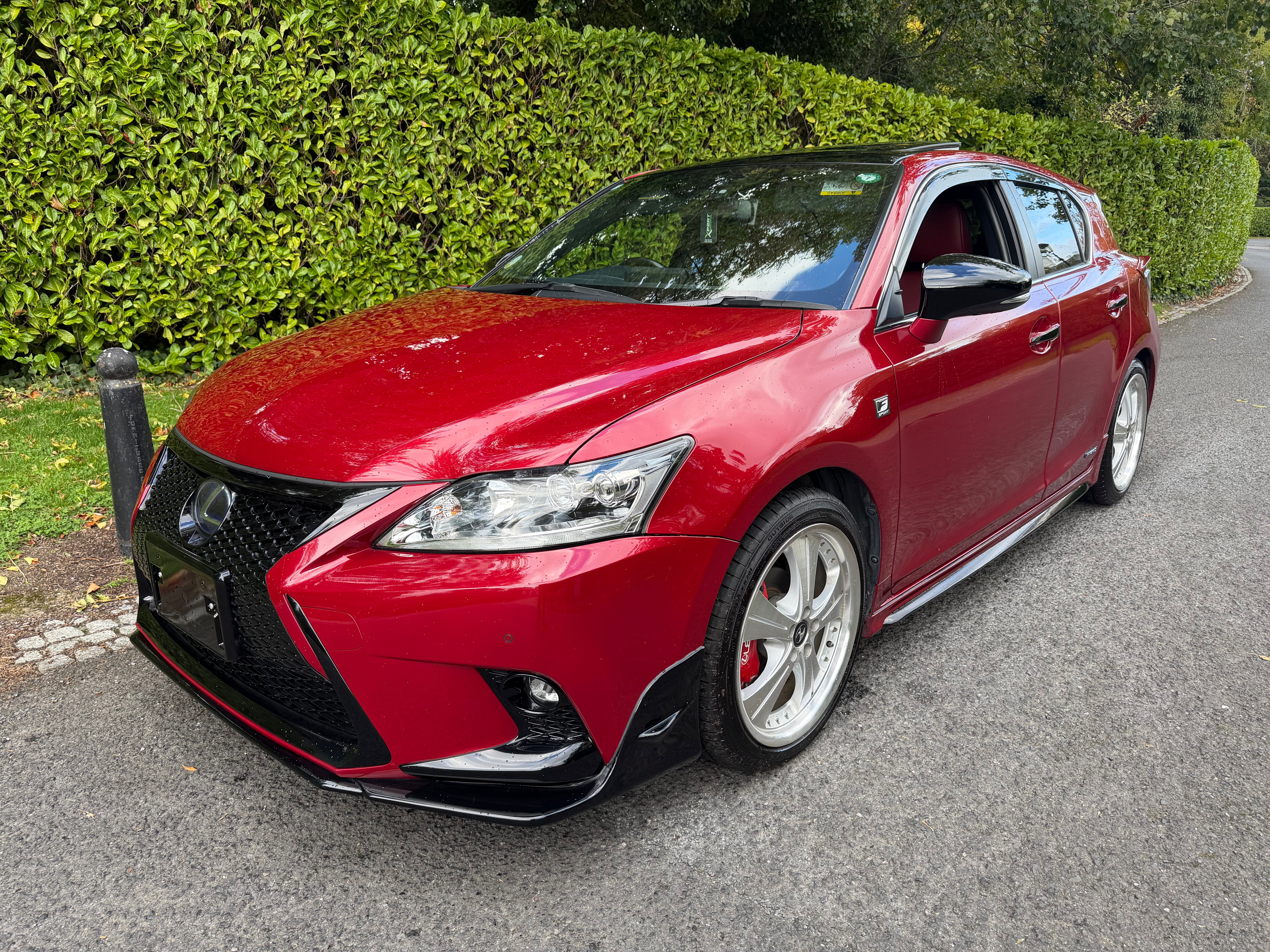 2015 Lexus CT200h F Sport 1.8 Hybrid – Pearl Red – €13,950