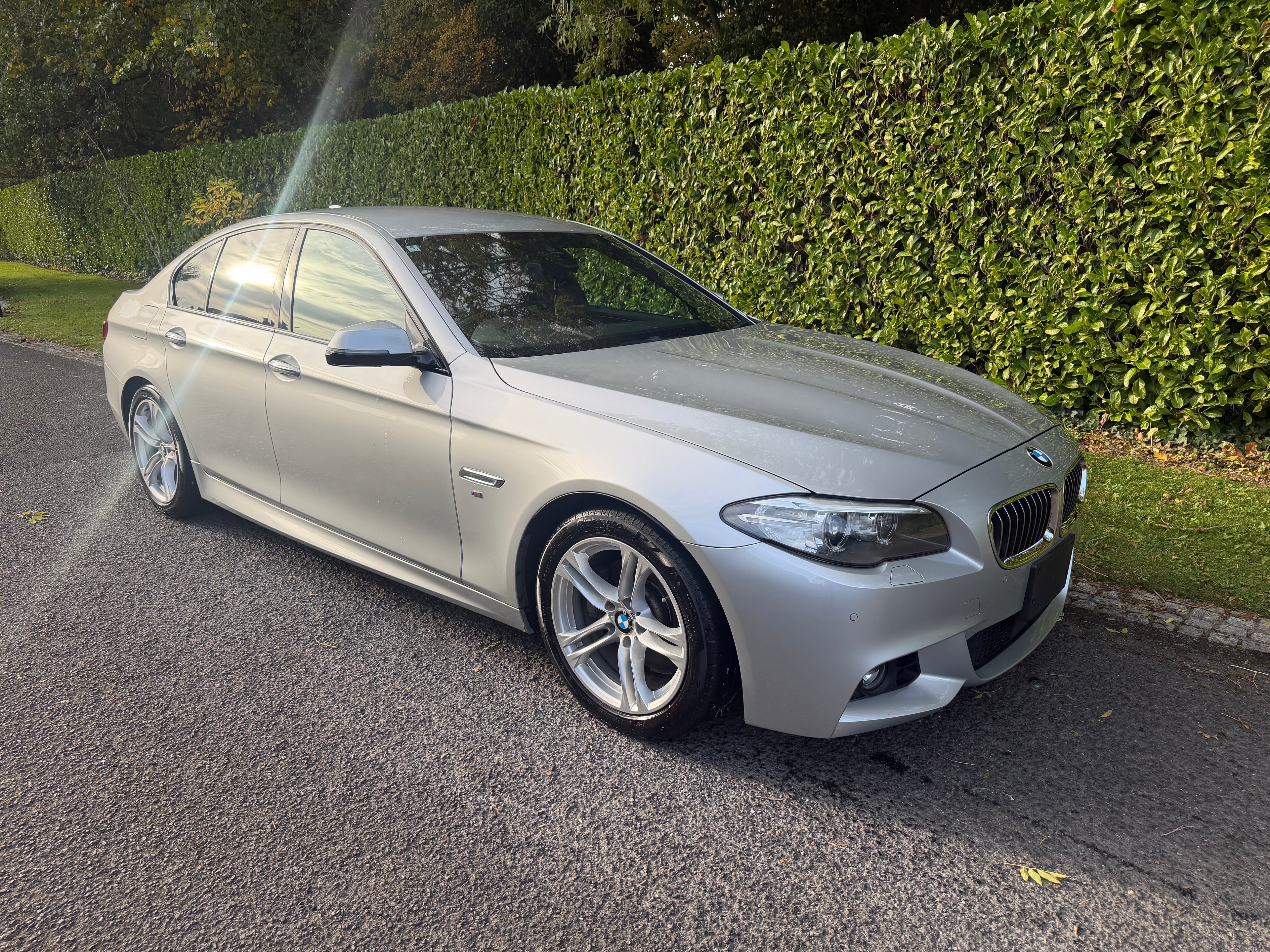 2016 BMW 523d M Sport Hi-Line Automatic – Silver – Full Black Leather – €17,950