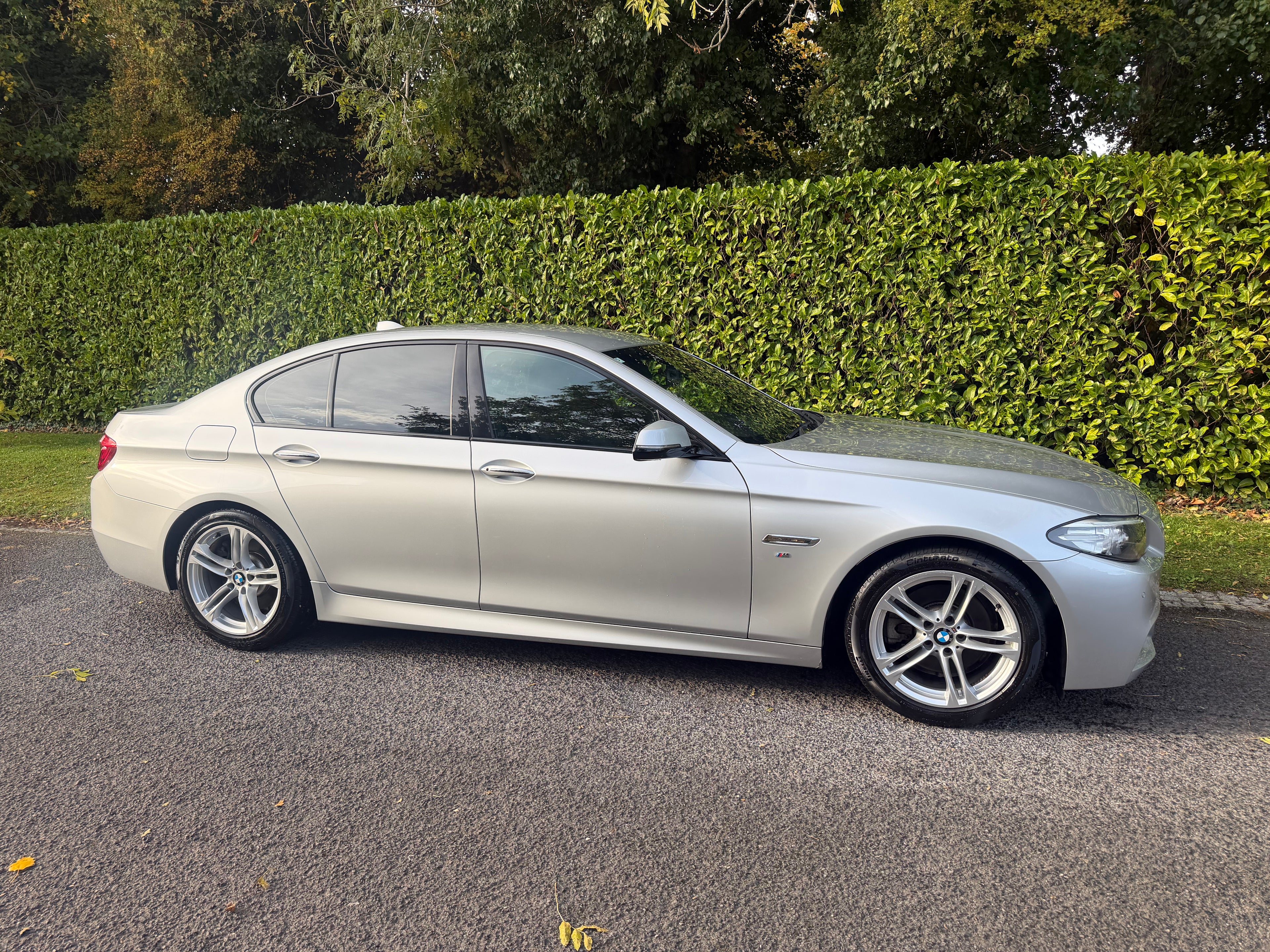 2016 BMW 523d M Sport Hi-Line Automatic – Silver – Full Black Leather – €17,950