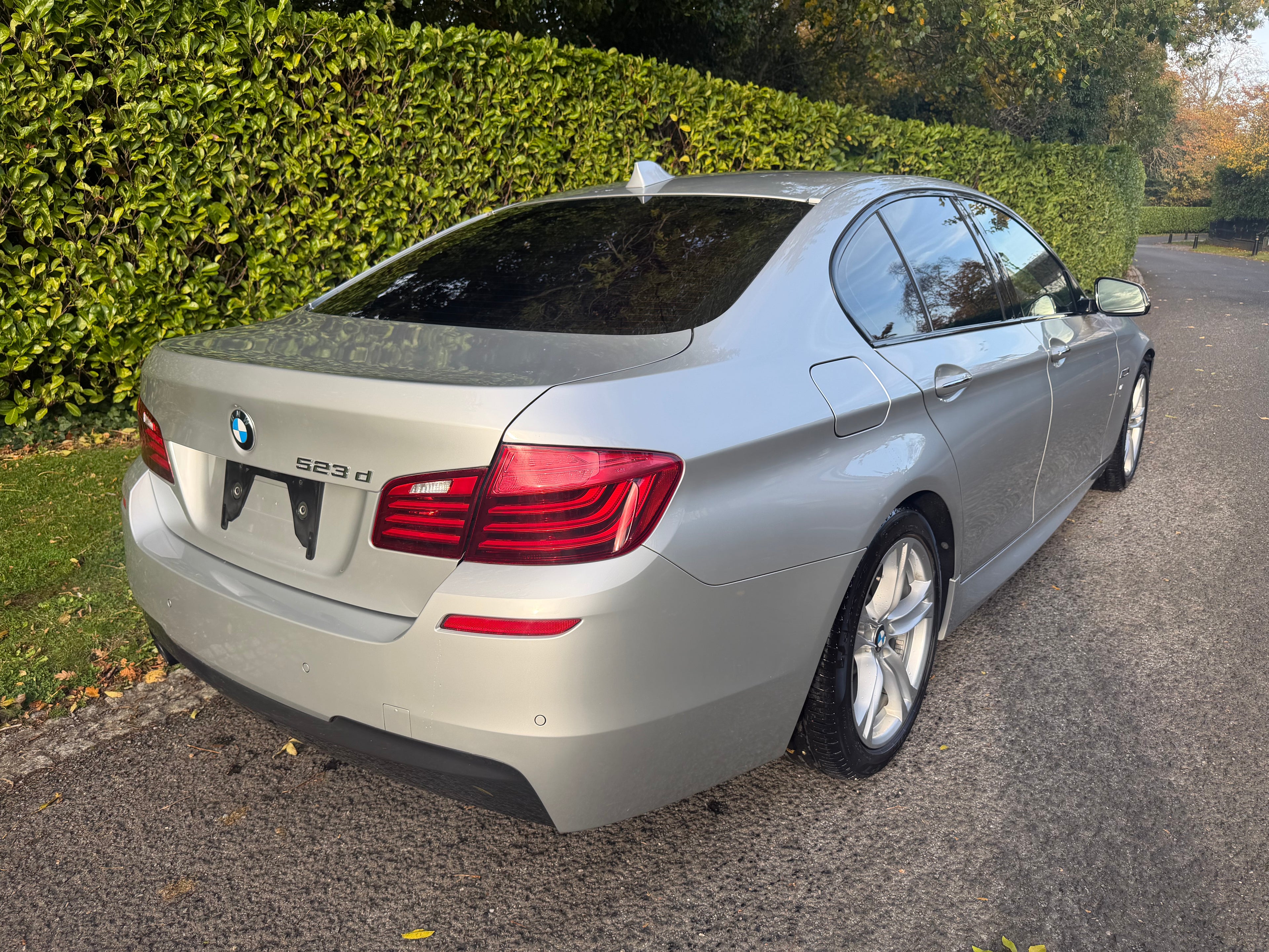 2016 BMW 523d M Sport Hi-Line Automatic – Silver – Full Black Leather – €17,950