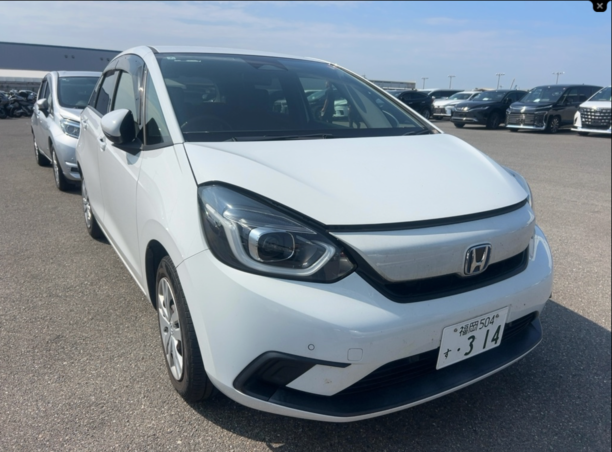 2020 Honda Fit 1.5 Hybrid Automatic – White – Grade 4 – €12,950