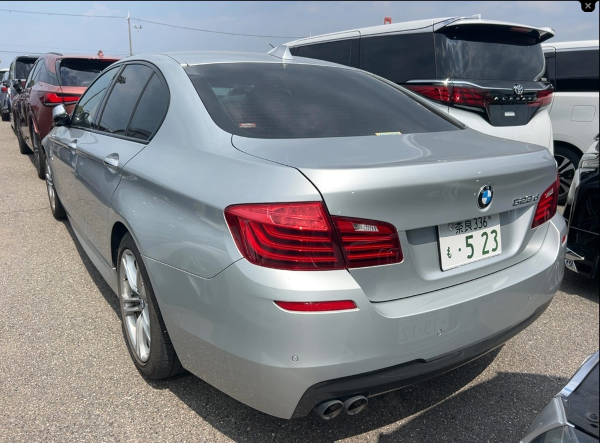 2016 BMW 523d M Sport Hi-Line Automatic – Silver – Full Black Leather – €17,950